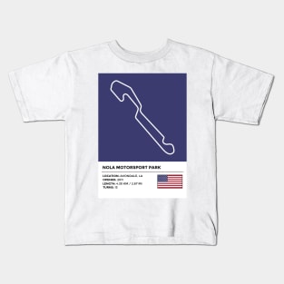 NOLA Motorsport Park [info] Kids T-Shirt